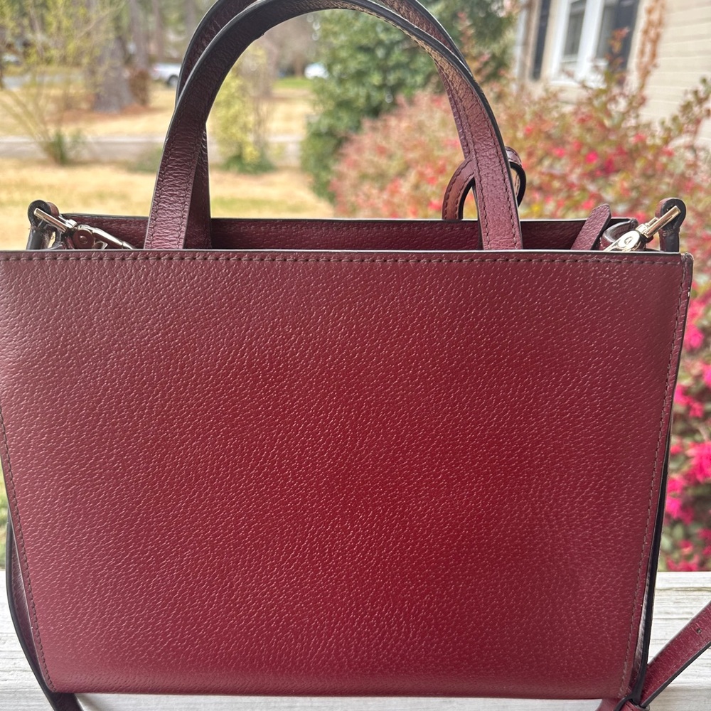 Kate Spade Burgundy Crossbody Bag - Picture 9 of 12